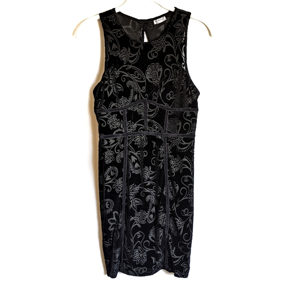 Free People Burnout Babe Velvet Bodycon Dress - Picture 2 of 9